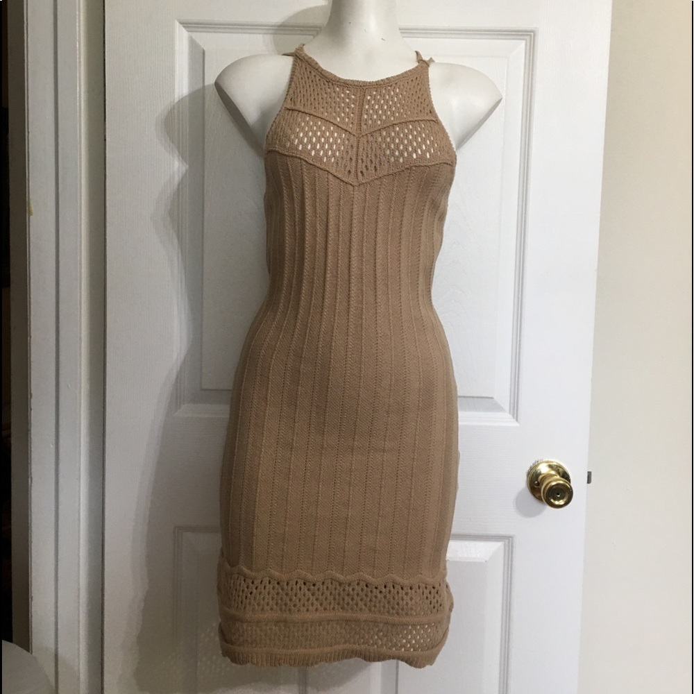 ALMOST FAMOUS Knit Spaghetti Strapped Sundress